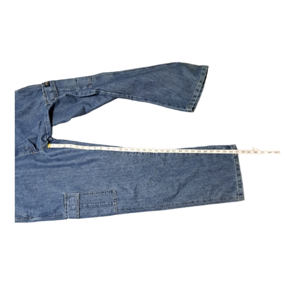 Wrangler Men's Jeans #70LGWDS Relaxed Cargo Size 36x32 Medium Stonewash Denim - Picture 12 of 14